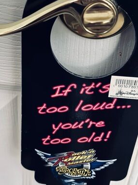 Disney Parks Rock’n Roller Coaster Aerosmith Steven Tyler Door Hanger